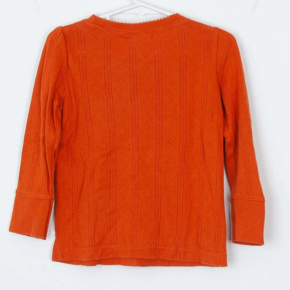 Gymboree‎ Girls Harvest Leaves Sweater Vest and Long Sleeve Shirt Size 3 Holiday